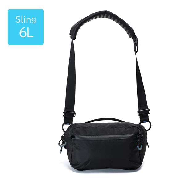 【-6/14キャッシュバック】Gura Gear(グラギア) キボコ シティ スリング 6L インサート付き ブラック / GG0260-1945