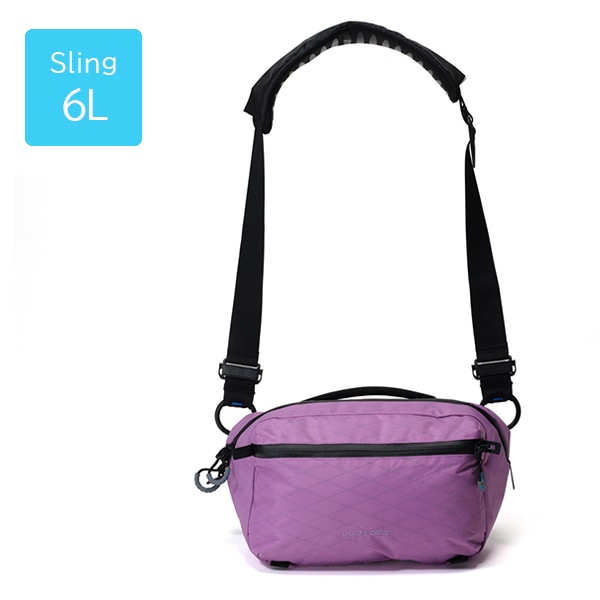 【-6/14キャッシュバック】Gura Gear(グラギア) キボコ シティ スリング 6L インサート付き マルベリー / GG0260-3545