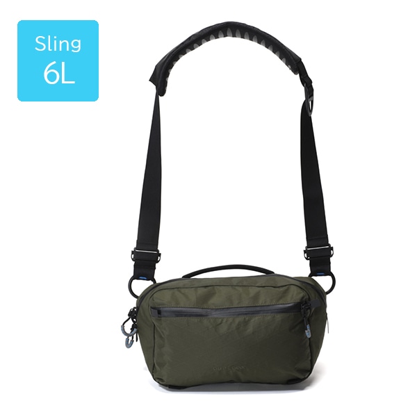 【-6/14キャッシュバック】Gura Gear(グラギア) キボコ シティ スリング 6L インサート付き フォレストグリーン / GG0260-5945