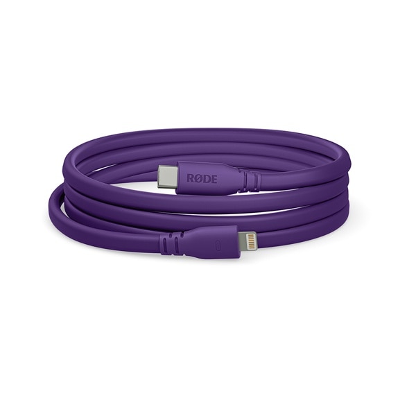 RODE(ロード) SC19 パープル / USB-C - Lightningケーブル 1.5m / SC19-PU