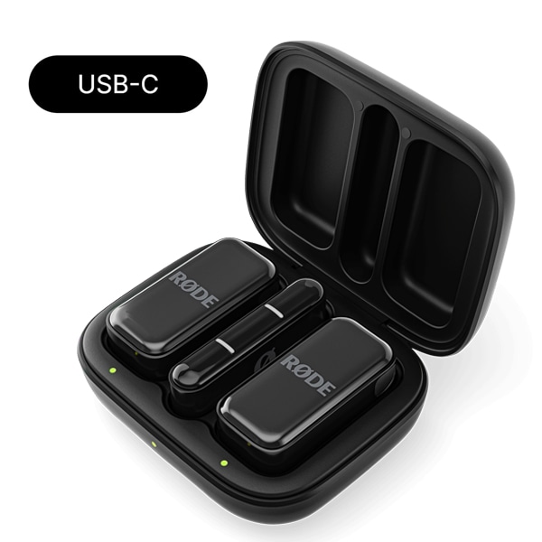 RODE(ロード) ワイヤレスマイクロ USB-C ブラック / スマホ向けワイヤレスマイク / WIMICROC