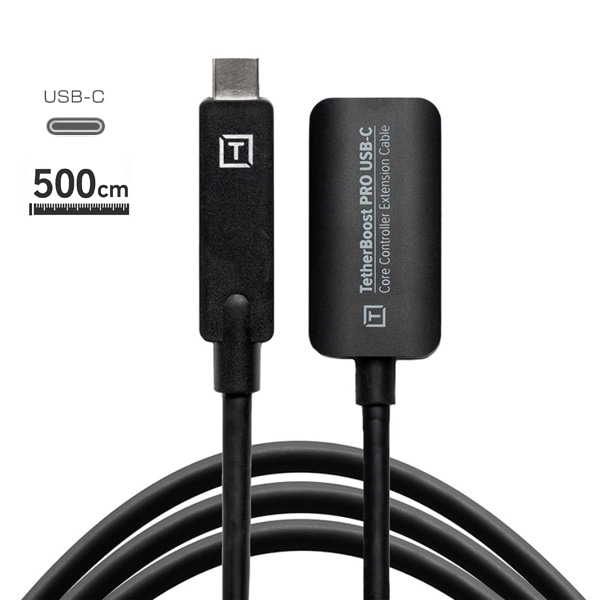 TETHER TOOLS(テザーツールズ) TetherBoost Pro USB-C Core Controller Extension Cable ブラック TBPRO3-BLK