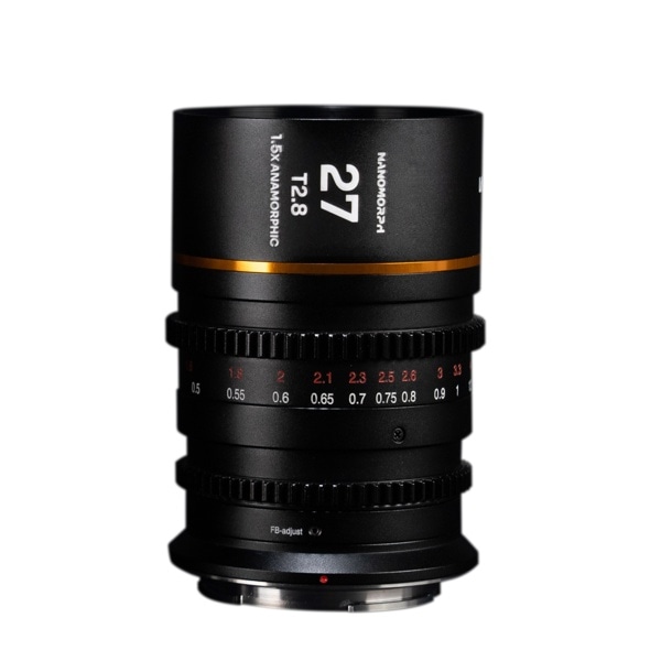 LAOWA(ラオワ) Nanomorph 27mm T2.8 1.5x Cine Amber フジXマウント LAO0317