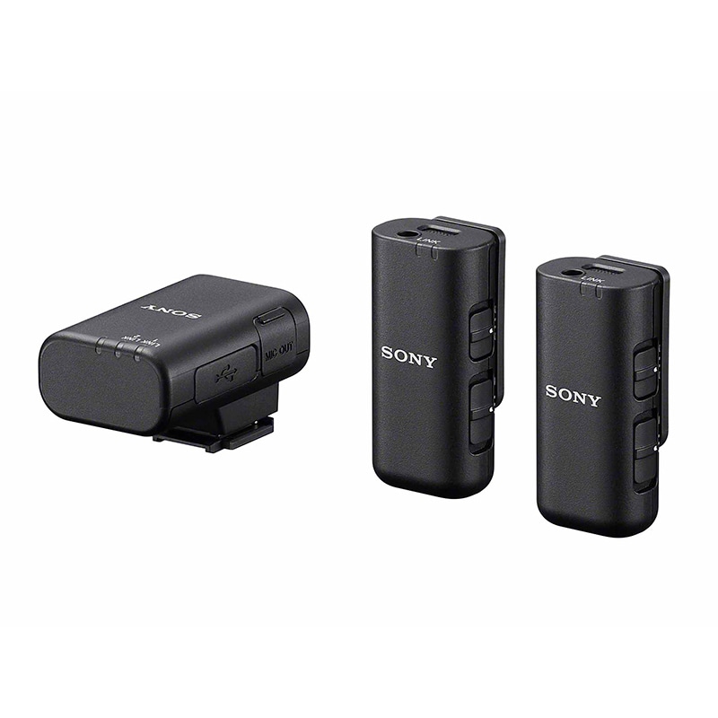 SONY(ソニー) ワイヤレスマイクロホン(受信機x2 送信機x1) ECM-W3