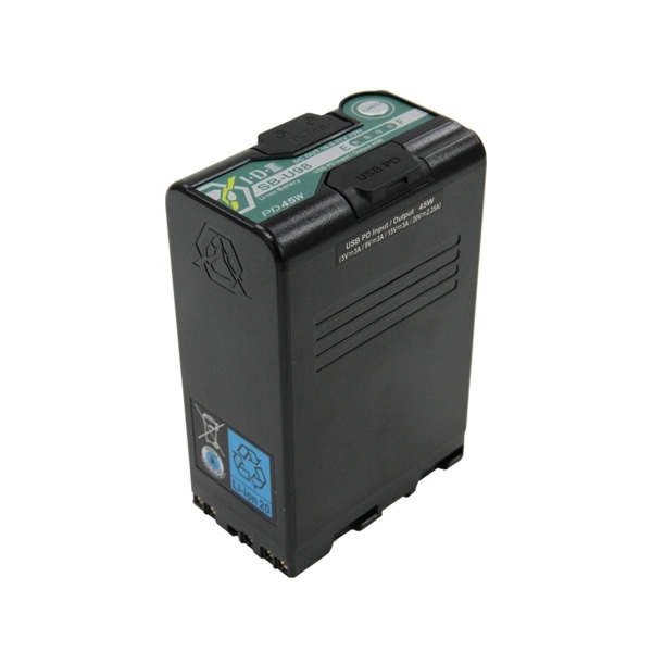 IDX(アイディーエクス) 96Wh(14.4V/6.6Ah)SONY BP-U 14.4Vタイプリチウムイオンバッテリー SB-U98/PD