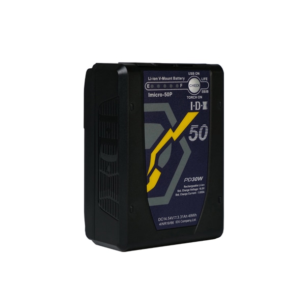 IDX(アイディーエクス) Imicro-50P Vマウントマイクロタイプリチウムイオンバッテリー