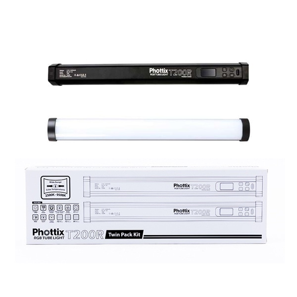 Phottix(フォティックス) T200R RGB チューブライト ツインキット セット