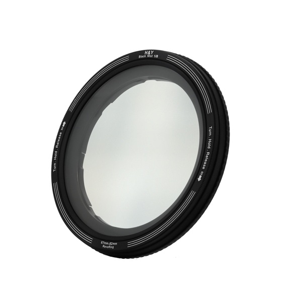 H&Y(エイチ&ワイ) Revoring Black Mist 58-77mm 1/8 RB8-77