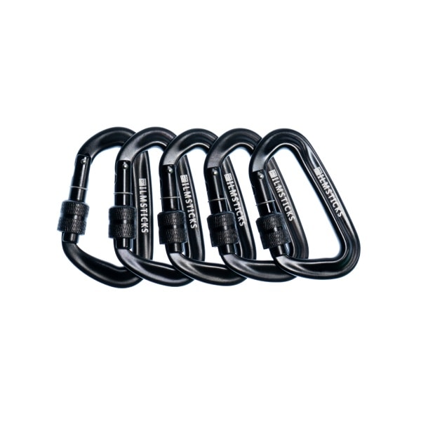 【50%OFF/OUTLET】Filmsticks(フィルムスティックス) カラビナ ロック付き（5個入） / FCARA-LOCK-BLACK