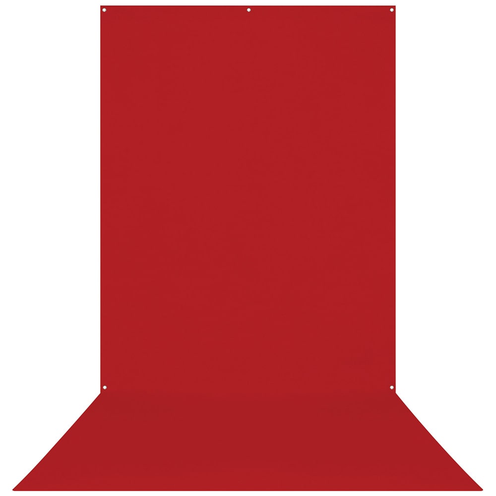 Westcott(ウェストコット) X-Drop Wrinkle-Resistant 5x12'(1.52x3.66m) Light Gr Scarlet Red(レッド)