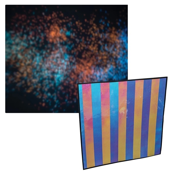 dedolight(デドライト) EFLECT 80x80cm マルチミラー 細目(トロピカルオレンジ/ブルー・ゼブラ) DEFRXL-MZTOB1 265265