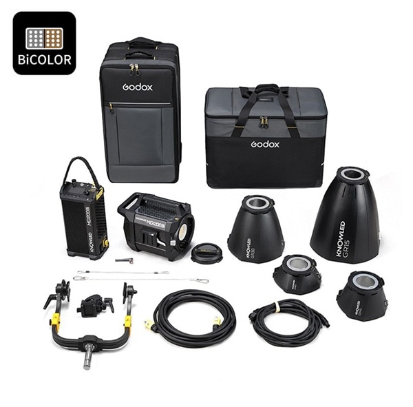 GODOX(ゴドックス) MG1200Bi-K2 大光量バイカラーLEDライト リフレクターキット2