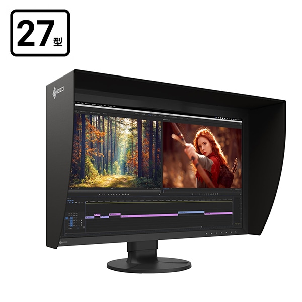 EIZO(エイゾー) ColorEdge CG2700X 26.9型カラーマネージメント液晶モニター+遮光フード同梱 CG2700X-BK