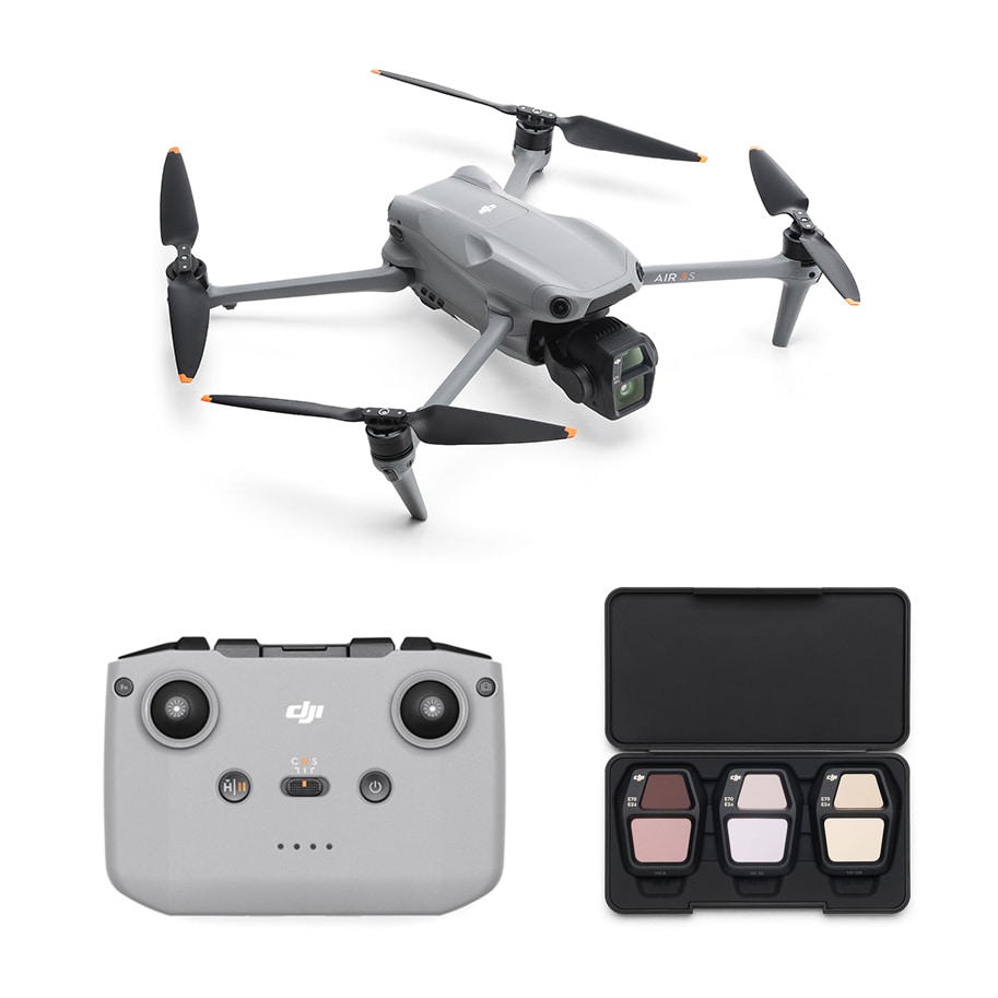 【-6/1キャンペーン】DJI(ディージェーアイ) DJI Air 3S Fly More コンボ (DJI RC-N3) WA2342