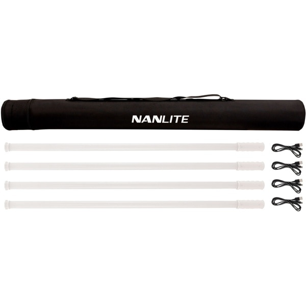 NANLITE(ナンライト) PavoTube T8-7X RGBWW LEDピクセルチューブライト4本キット 15-2024-4KIT