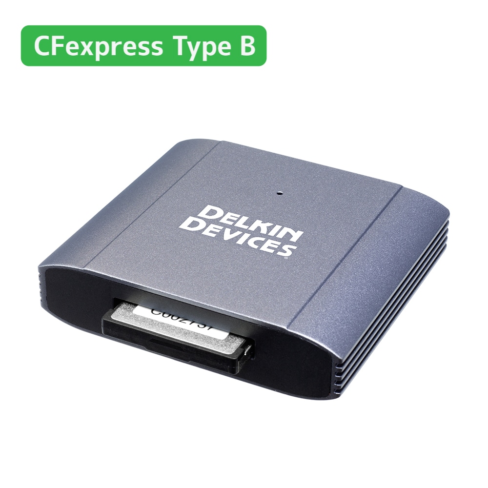 Delkin Devices(デルキン デバイセズ) USB 3.2 CFexpressタイプBメモリーカードリーダー DDREADER-62