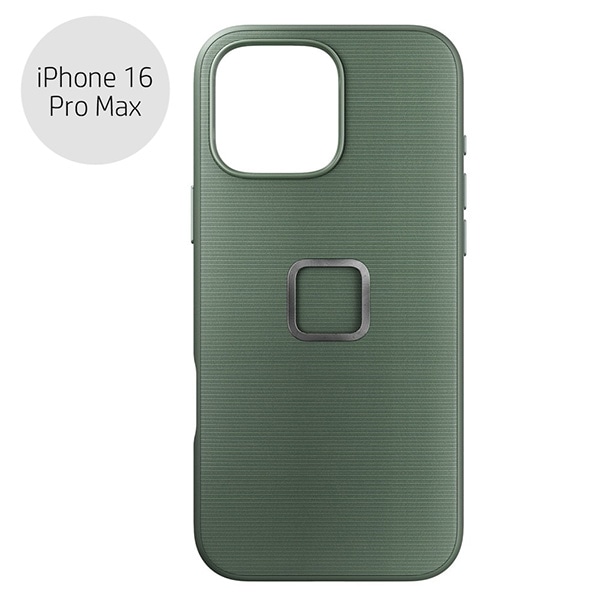 Peak Design(ピークデザイン) エブリデイ ケース iPhone 16 Pro Max セージ / ナイロンキャンバス / M-MC-BV-SG-1
