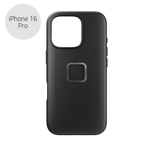 Peak Design(ピークデザイン) エブリデイ ケース iPhone 16 Pro ブラック / クラリーノ / M-MC-BU-BK-1