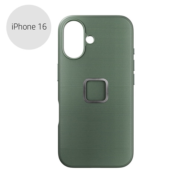 Peak Design(ピークデザイン) エブリデイ ケース iPhone 16 セージ / ナイロンキャンバス / M-MC-BS-SG-1