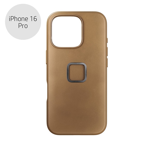 Peak Design(ピークデザイン) エブリデイ ケース iPhone 16 Pro タン / クラリーノ / M-MC-BU-BR-1