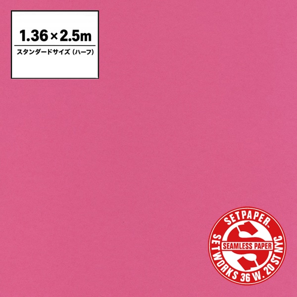SETPAPER(セットペーパー) ハーフ 1.36x2.5m ♯45(ローズ)