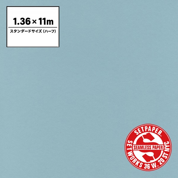 SETPAPER(セットペーパー) ハーフ 1.36x11m ♯38(スカイブルー)
