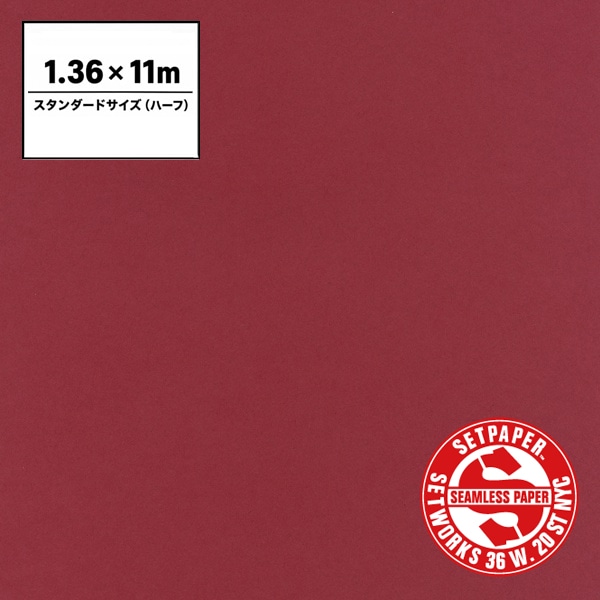 SETPAPER(セットペーパー) ハーフ 1.36x11m ♯41(レッド)