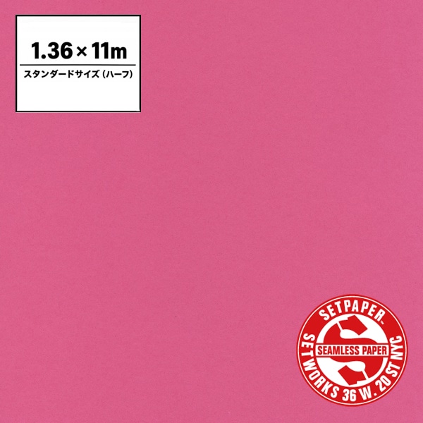 SETPAPER(セットペーパー) ハーフ 1.36x11m ♯45(ローズ)