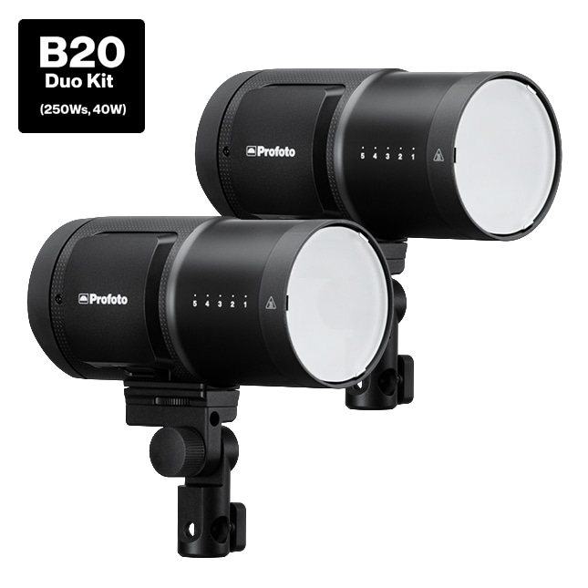 【-5/29キャンペーン】Profoto(プロフォト) B20 DUOキット(2灯) 901076-JP
