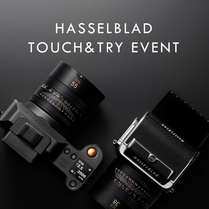【STUDIOSHOP】ハッセルブラッド製品を体験 TOUCH&TRYイベント開催！